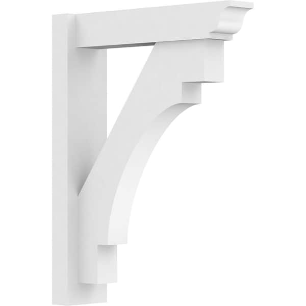 Ekena Millwork Merced Architectural Grade PVC Outlooker with Traditional Ends, 5"W X 20"D X 26"H OUTP05X20X26MRC01 - main